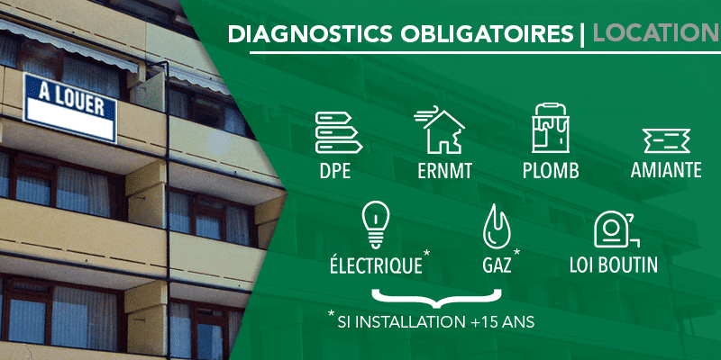 diagnostics obligatoires avant location biens immobiliers