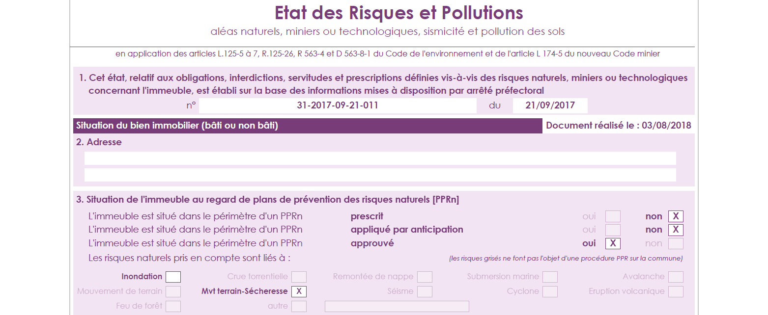 nouveau formulaire ERP remplacant ESRIS et ERNMT